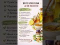 ВИТАМИН ДЛЯ ВОЛОС #шортс #видео #витаминыдляздоровья #витамины