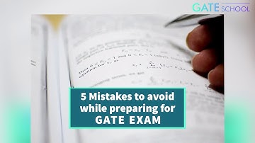 5 Mistakes to Avoid | Gate Exam | GATE School