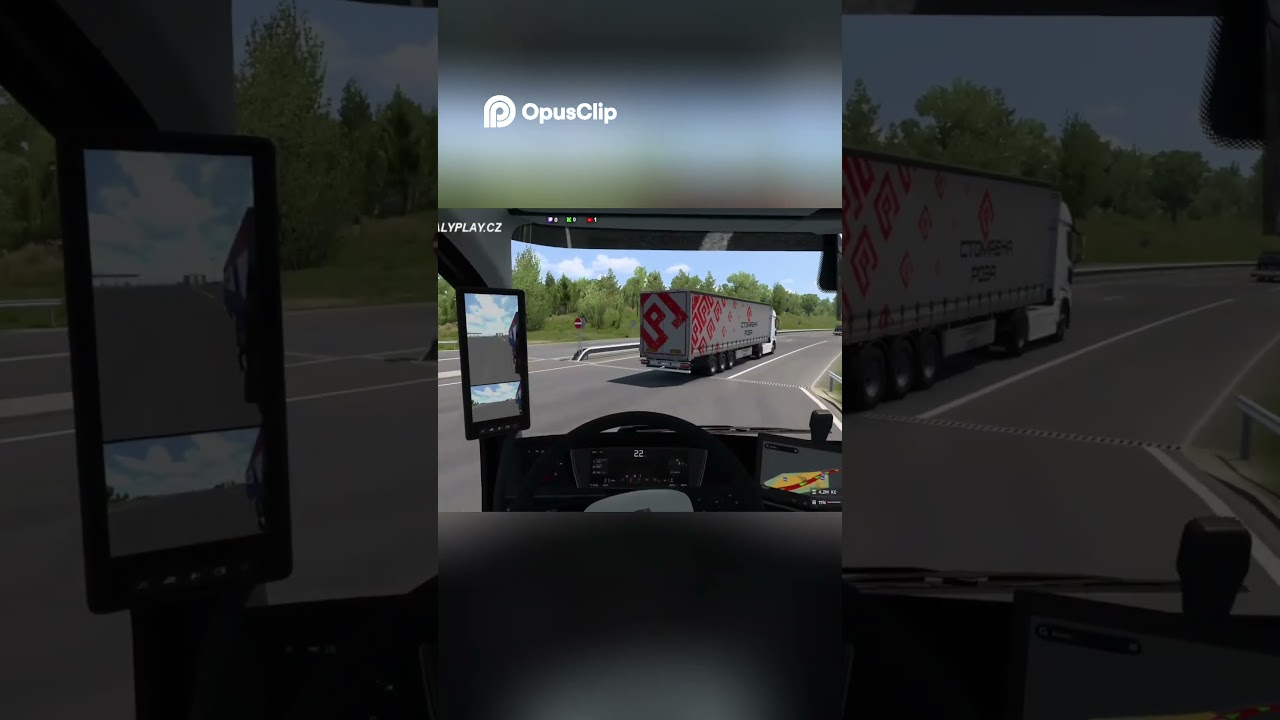 🚛 ROZJEZD NA MANUÁL JE OBČAS BOJ! 😂 | ETS2 CZ #shorts