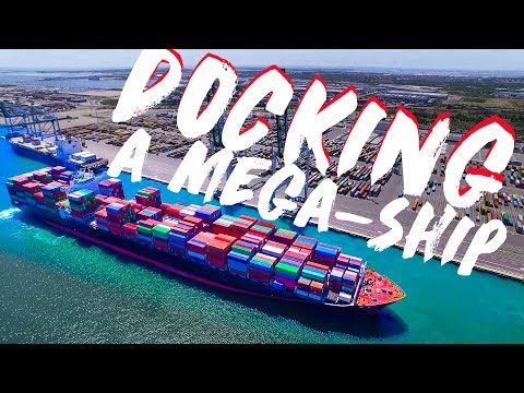 Docking a Mega-Ship | Mooring and Berthing Explained! | Life at Sea