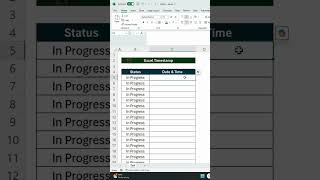How to Set a Permanent Timestamp in Excel ⏰ Easy Auto Date &amp; Time Trick