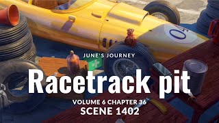 June s Journey Scene 1402 Vol 6 Ch 36 Racetrack Pit Full Mastered Scene HD 1080p