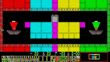 NeoLemmix Introduction Pack 2020 - Part 7 - Basic Training 1 Levels 12-17