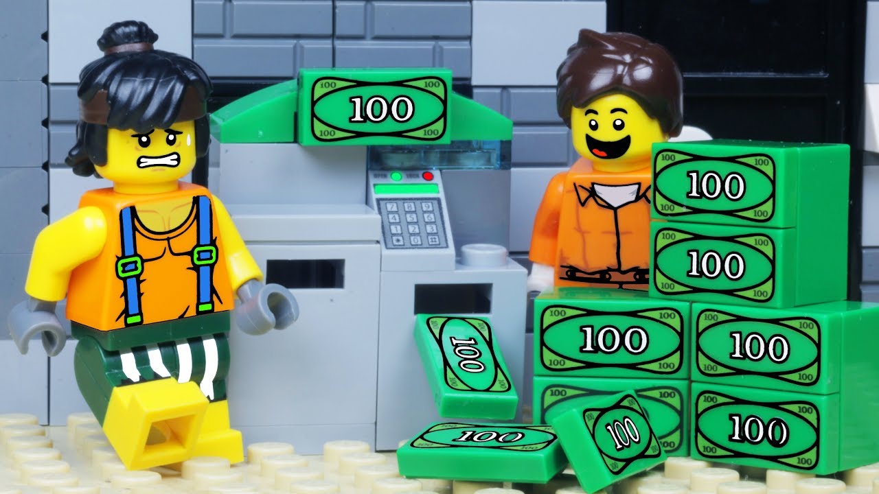 LEGO City ATM BANK - Lego Police Chase - YouTube