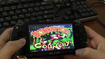 PSPi Version 1000.1 Part 1 Console In Action - PSP Raspberry Pi Zero Retropie Mod