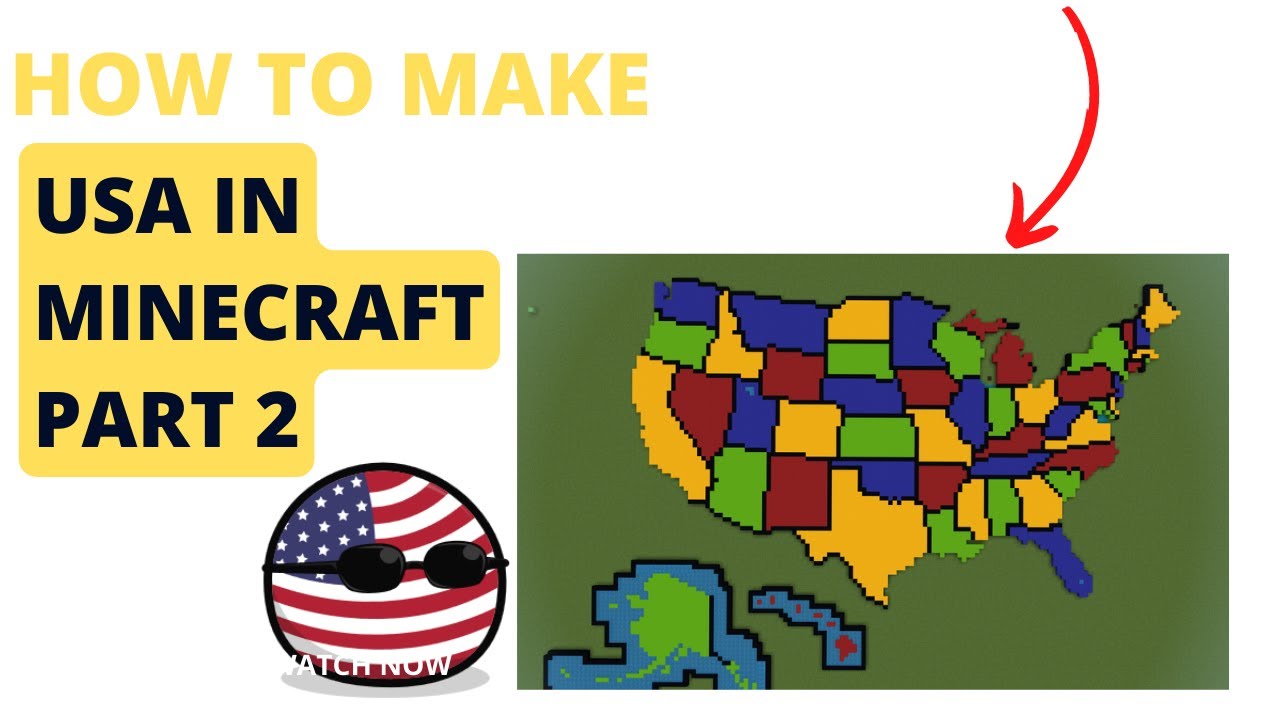 How To Make The USA In Minecraft Part 2 - YouTube