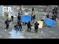 Reprimen protestas en Colombia