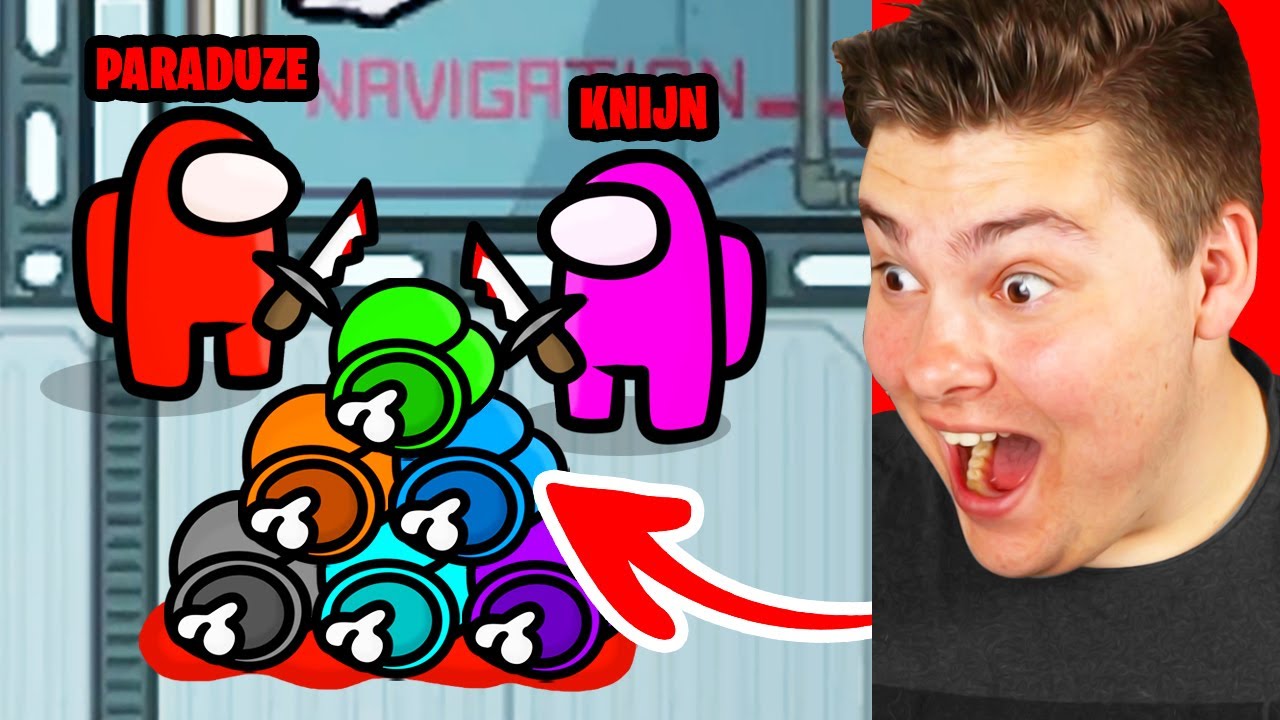PARADUZE EN IK zijn de BESTE IMPOSTERS OOIT in Among Us!