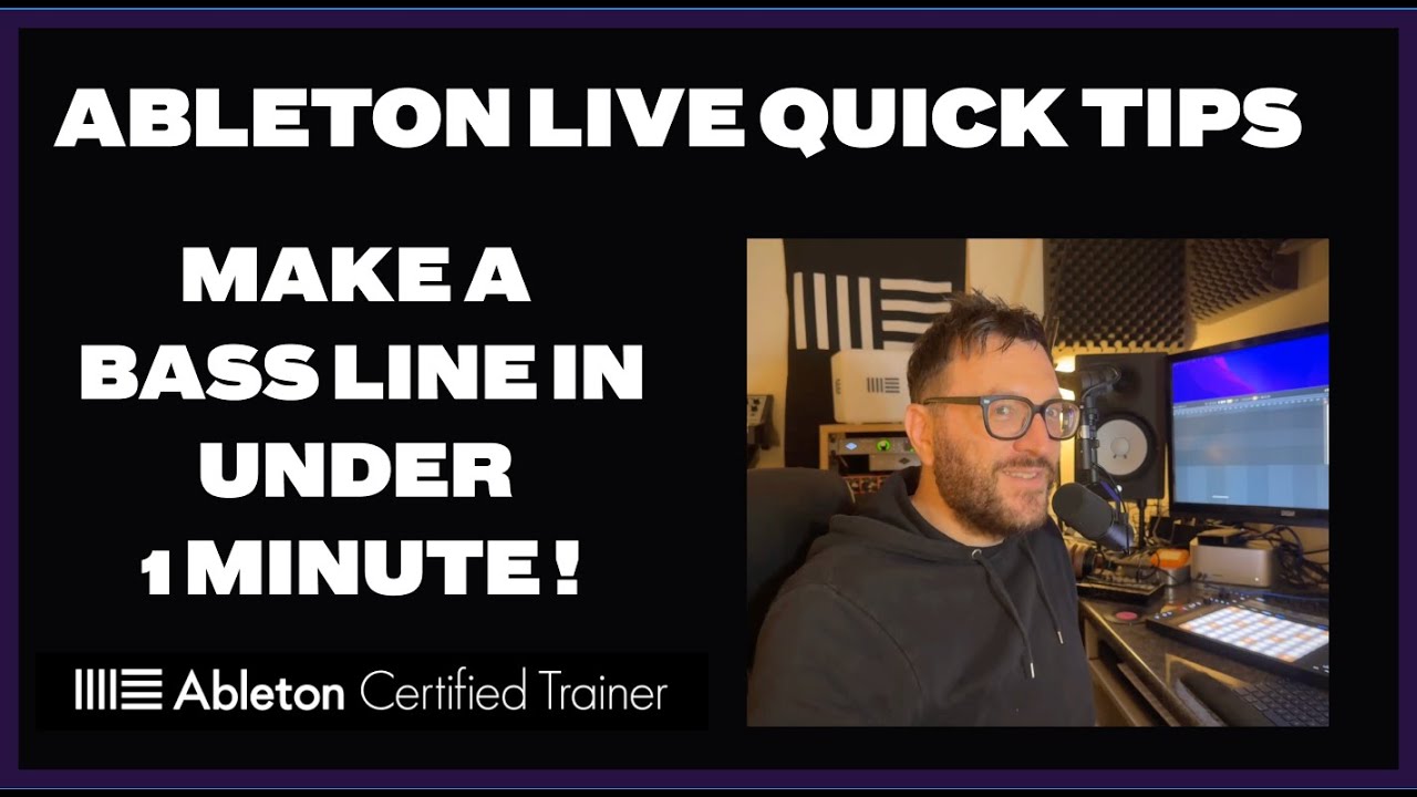 Quickly Craft An Awesome Bass Line In Ableton Live 12! - YouTube