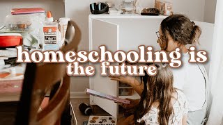 HOMESCHOOLING: Day in The Life End of the Year Review + Declutter ✨
