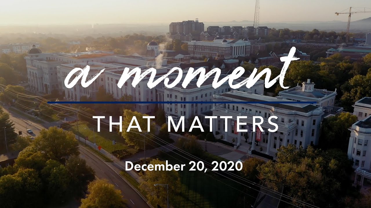 A Moment that Matters with Dr. Jon Roebuck: December 20, 2020