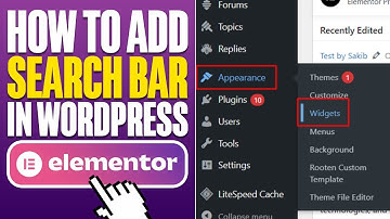 How To Add Search Bar in Wordpress Elementor (2025)