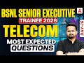 BSNL Senior Executive Trainee Recruitment 2026 | Telecom Most Expected Questions | Day 16 Strategy
