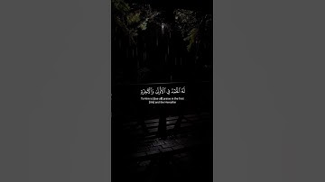 وَهُوَ اللَّهُ لا إِلَهَ إِلا هُوَ || حالات واتس اب || القارئ المنشاوي #قرآن