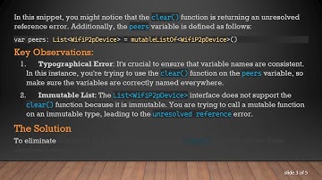 Resolving Unresolved Reference Error in Kotlin: A Guide to Using clear() Function