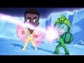 Gecko y Newton Star trabajan juntos  🌟 PJ Masks Español Latino 🌟 Dibujos Animados