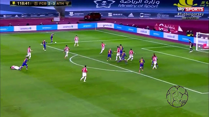 Expulsión de Messi por agresión a Villalibre!! **Barcelona vs Athletic, Final de la Supercopa**