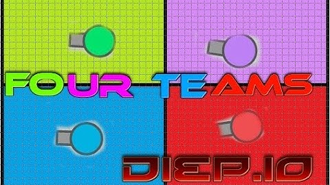 4 TEAMS DIEP.IO- Tag mode gameplay
