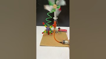 Dc motor fan ideas - science experiment project #dcmotor #dcmotorproject #tech #fan #shorts #diy