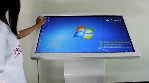 AIOC Kiosk Floor Standing Touch Screen Digital Kiosk 43inch