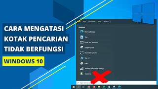 Cara Mengatasi Kotak Pencarian Tidak Berfungsi di Windows 10