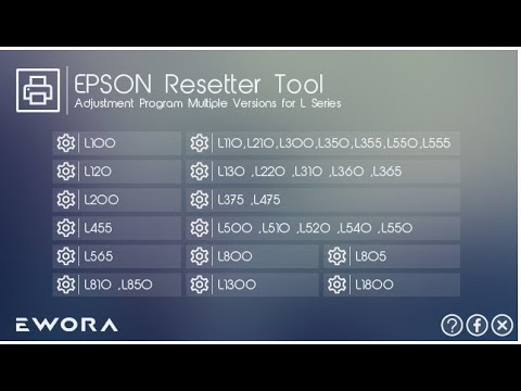 Phần mềm RESET Máy in Epson Resetter Tool EWORA - Đảm bảo độ bền và hiệu suất tối đa vĩnh viễn