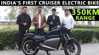 India's First Cruiser Electric Bike  Mazout Electric | 350 km Range EV India Expo 2021