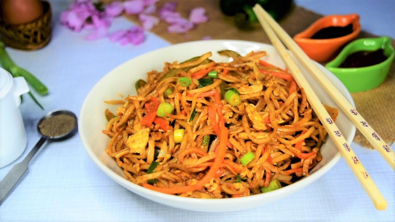 Egg Noodles Recipe Egg Chow Mein Recipe Egg Fried Noodles Recipe YouTube