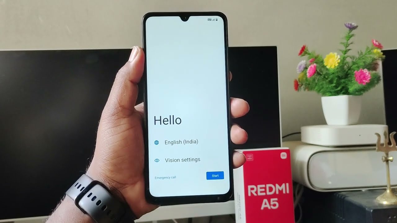 how to redmi a5 first setup |  redmi a5 me first setting kaise kare first time setup