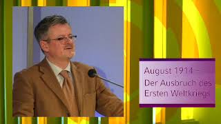 Prof. Dr. Christopher Clark: Politische Konstellationen am Vorabend des Ersten Weltkriegs