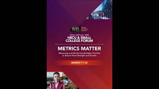 2024 Wpi Hbcu Small College Forum Program