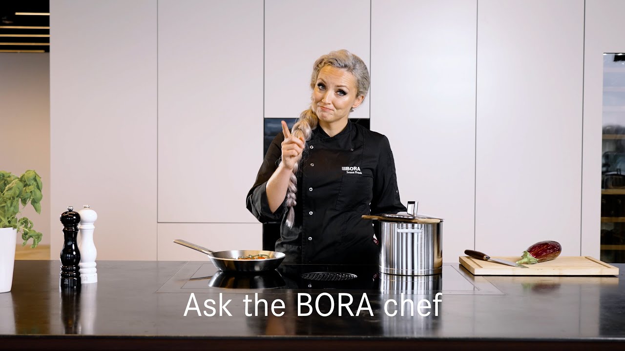 bora pure induction cooktop with integrated cooktop extractor