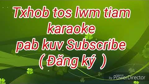 Txhob Tos Lwm Tiam Karaoke