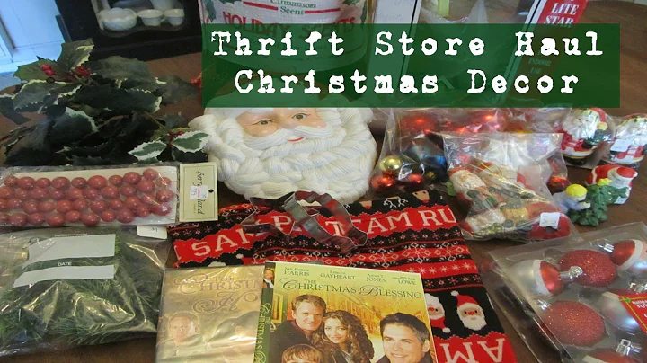 Thrift Store Haul-Christmas Decor
