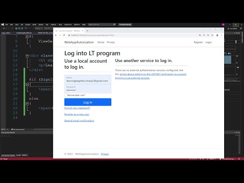 c# .Net Core: как сделать за 10 минут авторизацию в WEB Application с хранением пользователей в SQL.