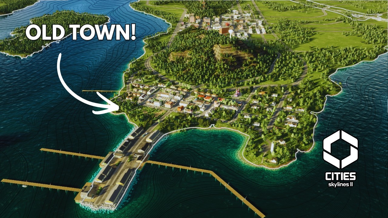 Realistic & Cozy OLD TOWN in Cities Skylines 2! - YouTube