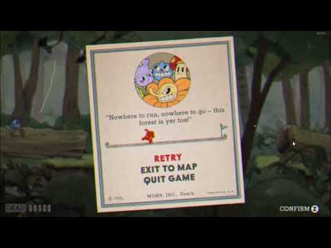 Cuphead Music Game Over Screen Version - YouTube