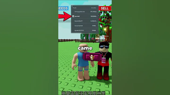 I Traded with the Richest Player on the Server in Grow a Garden...