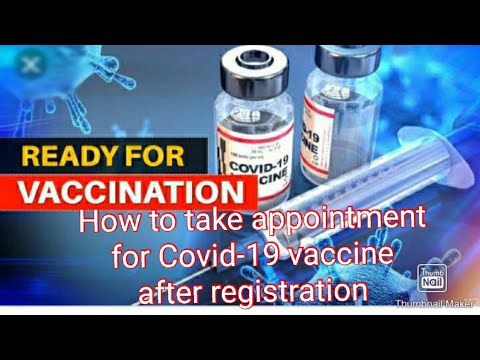 How to take appointment for Covid-19 vaccine after registration - YouTube