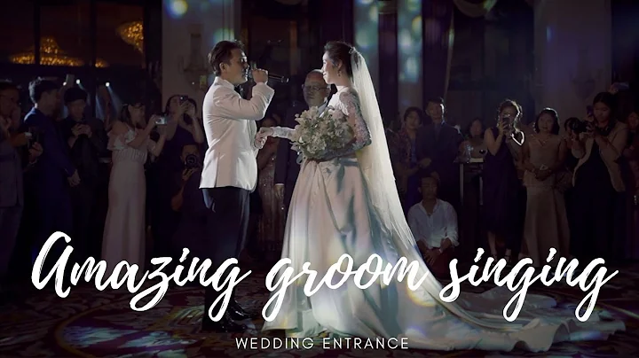 Amazing groom singing to bride at wedding entrance [ Saii & Ton] - DayDayNews