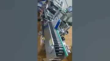 Automatic lipstick feeding lay down type labeling machine horizontal vial label applicator