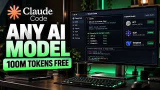 Full Use ANY AI Model in Claude Code for FREE! 🤯 100 Million Tokens + API Setup Update