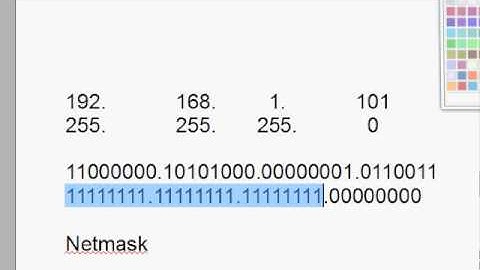 Subnetting, Cisco CCNA, IP Addresses, Netmasks & Binary -Part 4