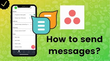 How to send messages on Asana?