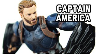 Medicom Toy No. 122 Avengers Infinity War Captain America (Steve Rogers) Action Figure Review