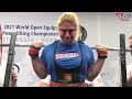 Women 84+ kg, Men 120+ kg, A-groups - World Open Equipped Powerlifting Championships 2021