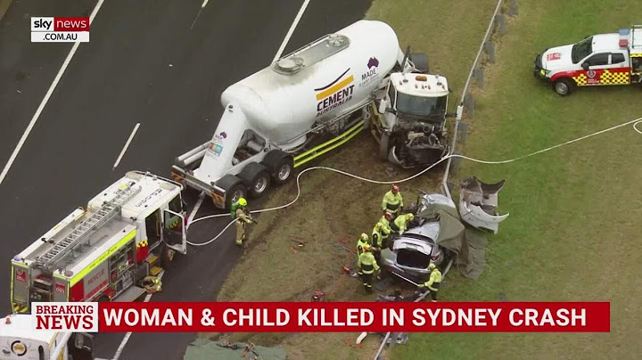 Woman and child killed in two-vehicle crash in Sydney