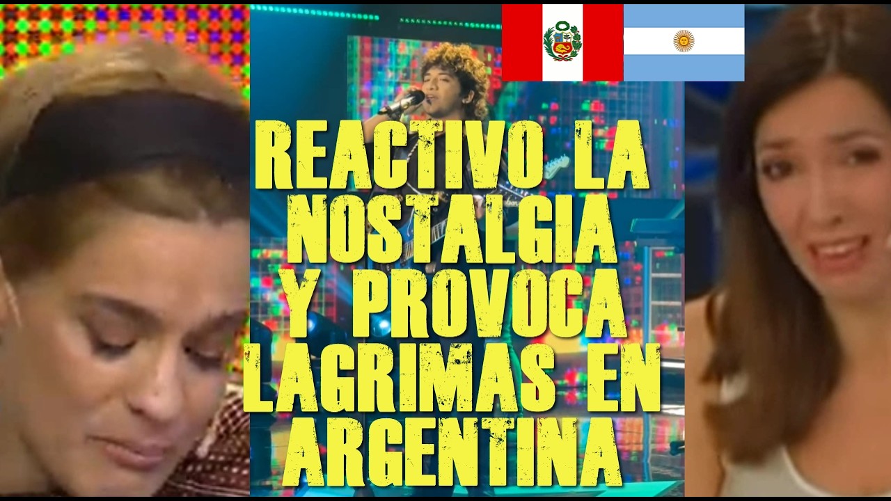 ARGENTINOS LLORAN DE EMOCION AL ESCUCHAR JOVEN PERUANO