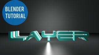 Blender Tutorial: 3D Layered Text