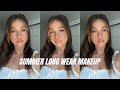 Long lasting summer makeup sweat proof glowy makeup with a wear test